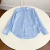 Blusa Rosa Bordada Little Pony, Nova Primavera/Verão Linho Branco Manga Longa Casual Solta Proteção Solar Camisa