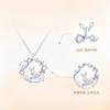 Collar de Gato a la Luz de la Luna de Plata Esterlina S925 para Niñas Coreano Nuevo Lujo Accesible Diseño Nicho Colgante de Piedra Lunar Cadena Clavícula