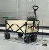Carro Plegable para Camping al Aire Libre, Carrito Utilitario Plegable de Plegado Plano para Camping, Picnic, Playa, Jardín, Transporte