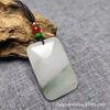 Jade Blanco Xinjiang Jade de Seda Dorada Marca Paz y Seguridad Jade Violeta Tianshan Cui Jade Dongling Piedra Rey de la Medicina Colgante Marca Pan