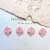 De venta caliente, populares, caricaturas realistas, decoraciones miniatura de paraguas para uñas, colgantes transparentes y versátiles, arte de uñas vestible, decoraciones de resina al por mayor