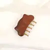 Escova de Meridianos Dente de Cobre Orelha de Gato Sandália Dourada Pente de Cinco Dentes para Raspar e Massagear Abdômen, Couro Cabeludo e Cabeça Pente de Massagem Meridianos