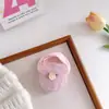 Anillo de Toalla con Flor de Rosa de Malla Dulce Hecho a Mano para Niñas, Lazo Floral de Alta Gama para Cola de Caballo, Cuerda Elástica para el Cabello, Accesorio para el Cabello