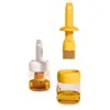 Brocha de Aceite para Uso Doméstico, Silicona Resistente a Altas Temperaturas con Botella, Adecuada para Hornear y Asar en la Cocina, Botella de Brocha de Aceite Integrada Retráctil para Panqueques