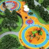 Equipamento de playground com escorregador combinado personalizado para uso externo infantil, grandes instalações de escalada de plástico para creches, áreas residenciais e parques
