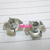 Tuerca de cuatro garras M4 * 8 plana dientes completos/medios tuerca de sandía herrajes de fijación para muebles accesorios