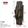 Bolsa de pesca impermeable bolsa gruesa para caña de pescar bolsa para peces bolsa para equipo de pesca 1.2 metros 1.25 metros dos capas tres capas cuatro capas bolsa para cañas