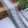 Atacado de fábrica malha indústria pesada contas de arroz contas de vidro bordadas à máquina tubo de contas de vidro acessórios decorativos para vestuário renda diy