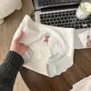Oso Feliz Sin Costuras Seda de Hielo Lazo Letra Oso Transpirable Entrepierna Cintura Media Calzones para Mujer