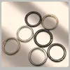 Anillo de Resorte de Aleación de Zinc Spot Llavero Hebilla de Resorte Anillo Abierto Redondo de Metal Hebilla para Correa de Joyería Bolsa