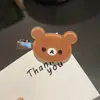 Presilha de Cabelo Rilakkuma Doce e Fofa, Presilha para Franja, Presilha Lateral para Meninas, Presilha Bico de Pato, Decoração de Acessório de Cabelo de Alto Valor