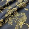 Disponible en stock, nuevo tejido jacquard teñido en hilo de estilo chino, tejido jacquard bicolor de urraca para abrigos y pantalones de mujer.