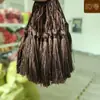 Atacado de Fábrica Ornamento Pendurado Estilo Antigo Marcador de Página Leque Festivo Tassel Colorido Embalagem Presente Cortina Pequeno Tassel