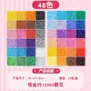 Kit de material para quebra-cabeça de miçangas de espectro completo de 264 cores, conjunto integrado de quebra-cabeça de miçangas e kit completo de ferramentas DIY