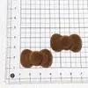 Lindo Moño de Peluche Accesorios de Resina Joyería DIY Pasador Funda para Teléfono Celular Flor para Zapato de Agujero Material de Parche para Vaso de Agua