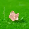 Nuevo producto transfronterizo: Figuritas brillantes de dinosaurio y salamandra, lindas miniaturas, accesorios decorativos DIY para jardinería y decoración de micropaísajes