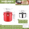 Cubo Aislado de Acero Inoxidable Cubo Comercial para Entrega de Comida Cantina Restaurante Gran Capacidad Cubo Aislante de Arroz Sopa Cubo para Calentar Sopa Dorada Olla para Estofado Caliente