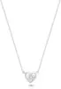 Exquisito Collar con Colgante de Corazón Dorado de Venta Caliente Transfronteriza para Mujer, Moderno Collar con Colgante de Corazón Lindo de Oro de 14K/Plata