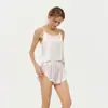 Camisola de Seda com Shorts para Comércio Exterior Feminino, Lingerie Sexy Preguiçosa de Verão para Senhoras, Pijama Sem Costas de Alta Qualidade da Amazon para Mulheres