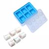 Tiendas con tapa, molde creativo para cubitos de hielo, molde para hielo de grado alimenticio, molde para hielo creativo DIY, fácil de quitar