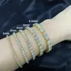 Pulsera de Tenis Europea y Americana Transfronteriza Collar Cadena de Tenis Moissanita Plata de Ley S925 Cadena de Tenis Cubana Moissanita Venta al por mayor