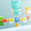 Nuevos juguetes de baño de Amazon, carrito de agua con forma de dinosaurio para baño, carrusel para bebés, juguetes de baño DIY