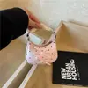 Mini Bolsa de Mão com Laço para Meninas, Porta-Moedas Infantil Fofo de Bolinhas Estilo Coreano, Bolsa Pequena Transversal para Batom, Tendência
