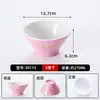 Tazón de postre de melamina para uso comercial, tazón de helado, tazón pequeño de helado suave, tazón creativo de raspado de hielo de heladería famosa en internet