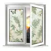 Película de Vidrio Fresca con Patrón Floral Pequeño Estilo Pastoral Francés, Transmite Luz pero No es Transparente, Película de Vidrio Estática de Privacidad para Ventanas de Baño