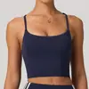 Sujetador Deportivo Transfronterizo para Mujer con Diseño de Espalda Cruzada, Ropa de Yoga, Camiseta sin Mangas Transpirable de Secado Rápido para Correr y Fitness