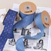 Cinta de Mezclilla con Puntos Plateados Bronceados Accesorios para el Cabello Material Hecho a Mano Regalo Empaque de Flores Zapatos Flor Sombrero de Paja Cinta de Moño