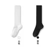 Meias Femininas Simples de Comprimento até o Joelho Estilo Coreano Outono/Inverno Algodão Aconchegante Meias Longas Várias Cores Disponíveis Fábrica de Meias Femininas Atacado