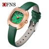 Ofns Reloj de Pulsera para Mujer con Cubo de Azúcar Pequeño Más Vendido de Amazon, Reloj de Mujer Impermeable Elegante y a la Moda, Esfera de Nácar, Reloj de Cuarzo para el Lugar de Trabajo