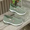 Sapatos Femininos Verão Novos Casuais Temu Fábrica Transfronteiriça Solado Macio Respirável Moda Sapatos de Mãe Tênis Feminino Dropshipping