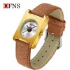 Ofns Amazon Más Vendido Reloj de Cuarzo Correa Clásica Reloj para Estudiante Mujer Viajero Aleación Cepillada Reloj Casual Mujer