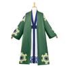 Cosplay One Piece Wano Zoro Roronoa Yukata Cos Fantasia Festival de Inverno Anime Conjunto de Kimono Japonês