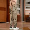 Pantalones Camuflados de Seda Helada de Secado Rápido para Hombre, Pantalones Deportivos Holgados de Verano, Pantalones de Trabajo, Pantalones Casuales Versátiles para Hombre, Estilo de Verano