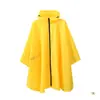 Poncho de Lluvia Unisex de Moda para Ciclismo y Senderismo al Aire Libre, Impermeable Universal Ligero con Cremallera Impermeable
