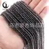 (1000 enlaces por lotes) Perlas de cristal transparentes y afiladas, sueltas y cortadas de 2 a 3 mm, para manualidades.