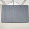 En stock Esterilla Absorbente de Barro Diatomeo Duro Tallado Esterilla de Piso para Baño Hogar de Baño Antideslizante Secado Rápido Esterilla de Pies de Diatomea