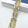 Novo estilo nacional bordado carro osso lantejou renda fio dourado acessórios de vestuário 4CM de largura vendas diretas de fábrica