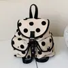 Exquisito y Moderno Mochila de Mujer de Nicho Modelo Nuevo 2026 Mochila Versátil de Lunares para Viajes y Uso Diario
