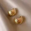 Nuevos Pendientes Geométricos Otoño/Invierno 2026 para Mujer Lujo Ligero Nicho Gama Alta Versátil Clásico Pendientes de Botón Accesorios para Orejas