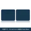 Porta-cartões PU com quatro compartimentos transfronteiriço, multi-compartimentos, porta-cartões de couro costurado à mão, porta-cartões com logotipo personalizável