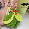 Nuevo Estilo [Quitador de Mala Suerte] Colgante de Peluche de Hoja de Toronja Adorno de Buena Suerte Estilo Celebridad de Internet Linda Decoración para Mochila Regalo para Mejor Amigo