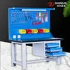 Banco de trabajo de alta resistencia banco banco banco de trabajo antiestático acero inoxidable mesa experimental taller operación de mantenimiento mesa de ensamblaje