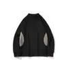 Sudadera Casual con Cremallera Media y Cuello Alto con Forro de Polar, Top Deportivo Cálido, Sudadera de Color Sólido de Invierno en Stock para Hombre, Forrada de Polar de 400g