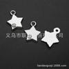 Acessórios para Joias DIY [Pingente de Estrela de Cinco Pontas Diamante Canto Esquerdo Diamante Único] Peças Soltas Fornecedor Fabricante de Comércio Exterior Pequeno