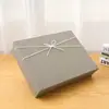 Caixa Vazia para Presente em estoque Caixa Retangular para Embalagem de Roupas Camisa Tampa Céu e Terra Caixa de Presente de Aniversário Caixa de Presente Cinza Branca