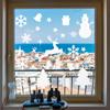 Bms841+843 Pegatinas electrostáticas navideñas transfronterizas para vidrio, pegatinas anticolisión de pájaros sin pegamento de PVC, pegatinas decorativas para ventanas